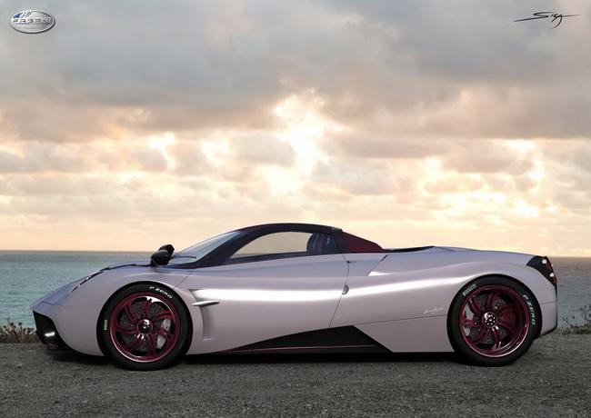 H&igrave;nh h&agrave;i trong mơ của Pagani Huayra Roadster 18