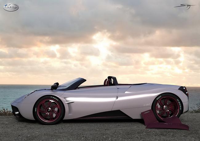 H&igrave;nh h&agrave;i trong mơ của Pagani Huayra Roadster 19