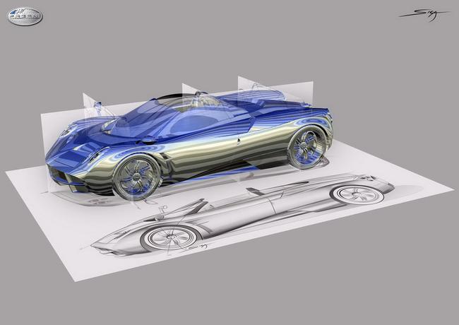 H&igrave;nh h&agrave;i trong mơ của Pagani Huayra Roadster 22