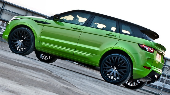 Kahn “tút tát” lại Range Rover Evoque với màu xanh Lamborghini 4