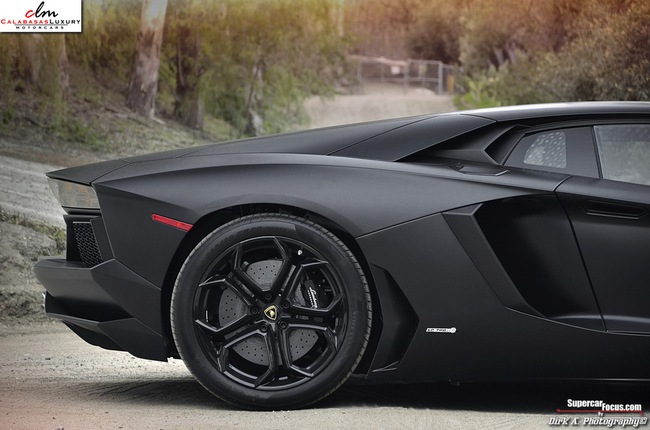 Lamborghini lp700 Aventador Black Matte