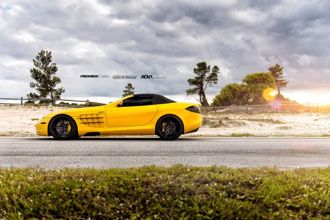 Siêu nổi bật với SLR McLaren Roadster màu vàng 6