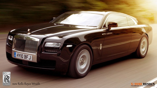 Bản phác họa Rolls-Royce Wraith của X-Tomi 2
