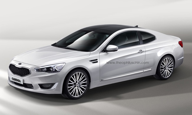 Phác họa Kia ​​Cadenza Coupe 2014 1