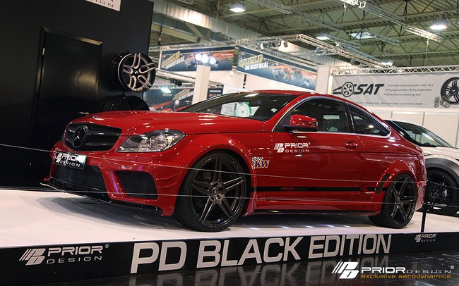 Mercedes-Benz C-Class Coupe bản độ “rực lửa” của Prior Design 13