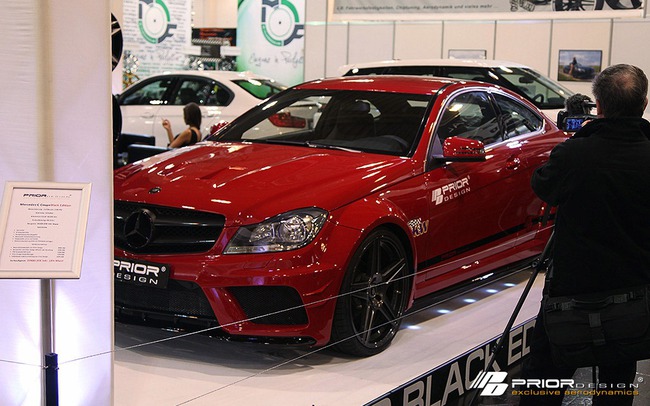 Mercedes-Benz C-Class Coupe bản độ “rực lửa” của Prior Design 14