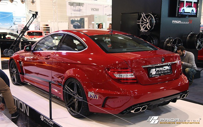 Mercedes-Benz C-Class Coupe bản độ “rực lửa” của Prior Design 15
