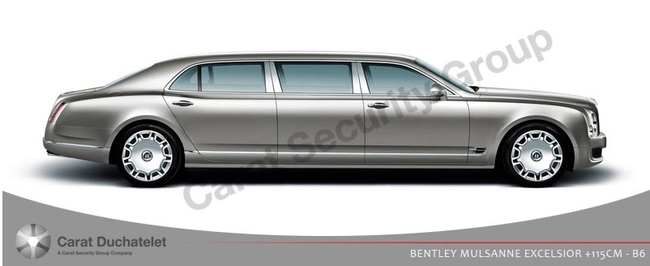 Kéo dài và bọc thép Bentley Mulsanne 1