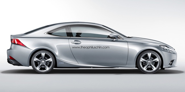 Phác họa Lexus IS Coupe 2