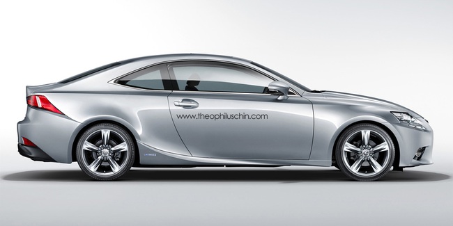 Phác họa Lexus IS Coupe 2 Phác họa Lexus IS Coupe 2