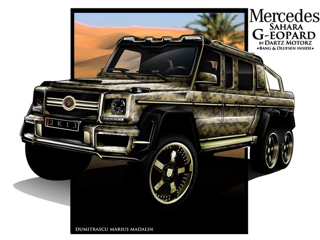 Dartz trình làng hàng khủng Mercedes-Benz G63 AMG Sahara G-eopard 1