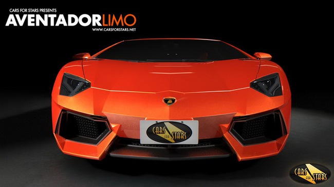 Biến Lamborghini Aventador thành limousine siêu dài 1