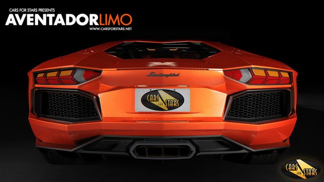 Biến Lamborghini Aventador thành limousine siêu dài 2