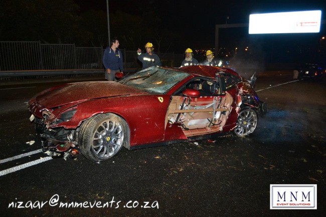 Ferrari 612 Scaglietti tành ở Cape Town 5