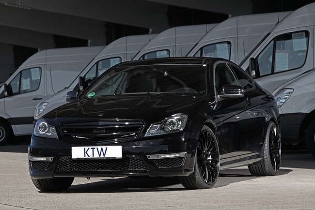 KTW biến C63 AMG Coupe thành bản đặc biệt Black Series 1