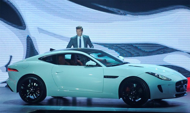 David Beckham giới thiệu Jaguar F-Type Coupe tại triển lãm Bắc Kinh 5