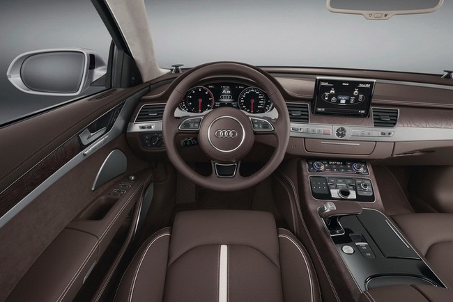 Audi A8 2014: Mạnh mẽ và hiện đại hơn 5