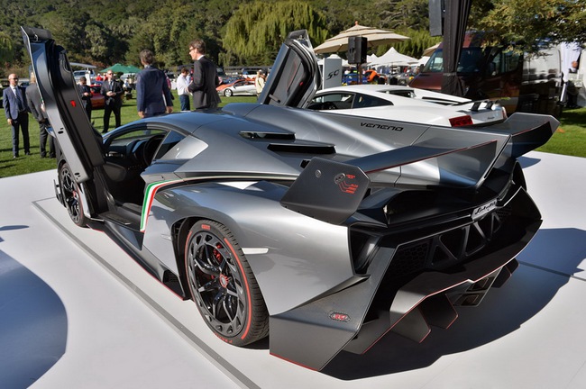 Lamborghini Veneno lăn bánh tại Monterey 2013 4