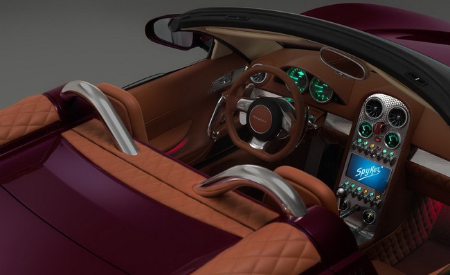 Spyker B6 Venator Spyder Concept trình làng tại Pebble Beach 17