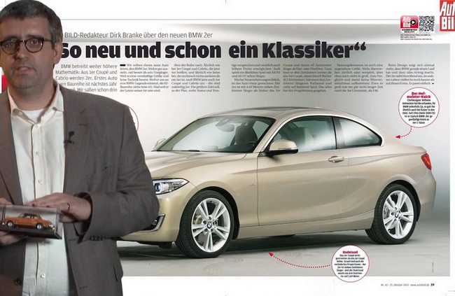 BMW 2-Series Coupe lộ diện trên bìa tạp chí 1