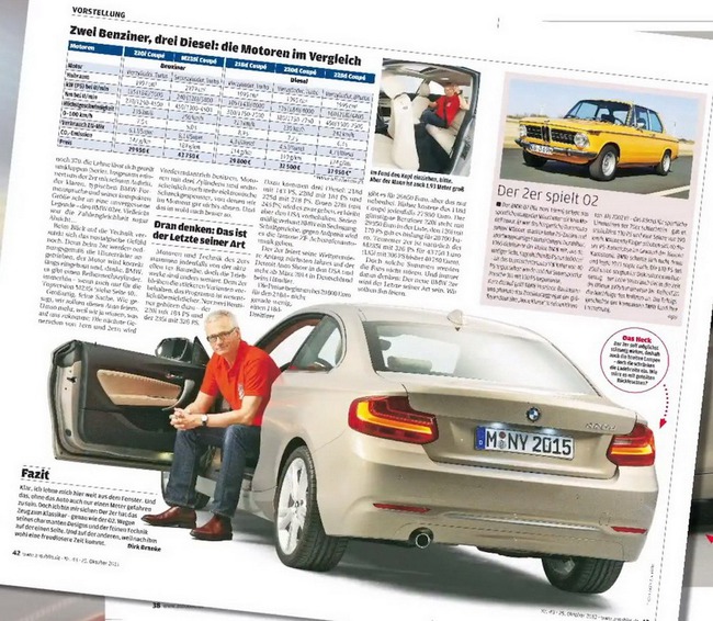 BMW 2-Series Coupe lộ diện trên bìa tạp chí 4