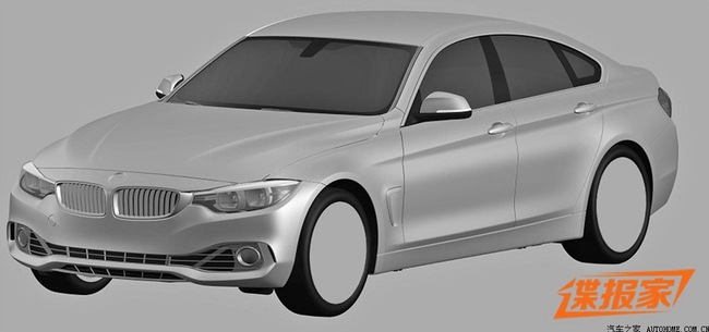 BMW 4-Series Gran Coupe chính thức lộ diện 1