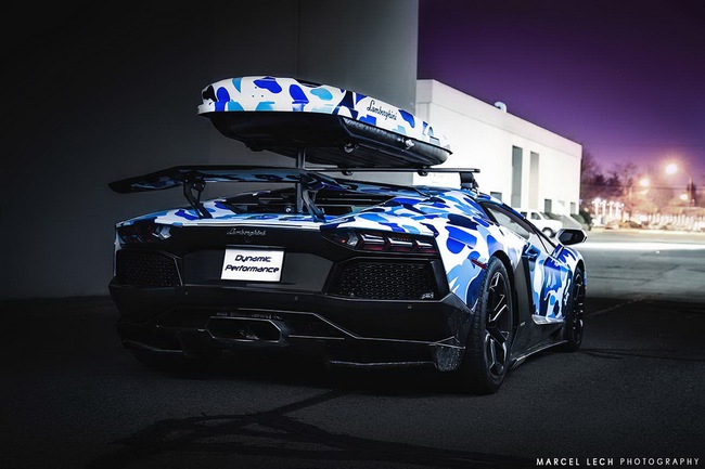 Siêu xe Lamborghini Aventador màu Arctic Camo tuyệt đẹp 8