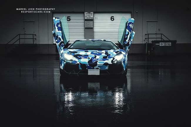 Siêu xe Lamborghini Aventador màu Arctic Camo tuyệt đẹp 10