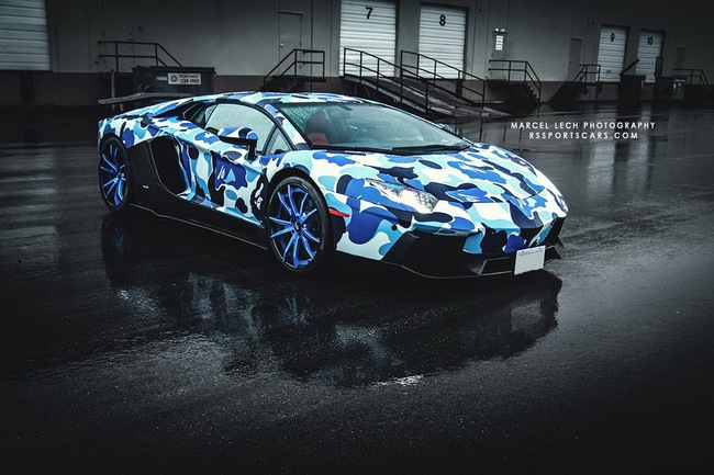 Siêu xe Lamborghini Aventador màu Arctic Camo tuyệt đẹp 13