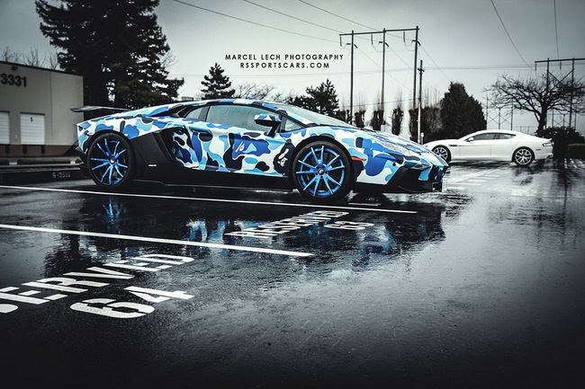 Siêu xe Lamborghini Aventador màu Arctic Camo tuyệt đẹp 17