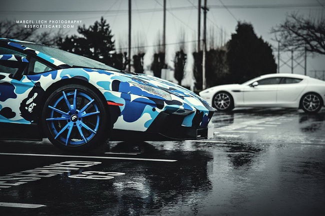 Siêu xe Lamborghini Aventador màu Arctic Camo tuyệt đẹp 21