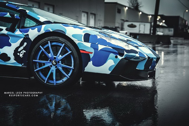 Siêu xe Lamborghini Aventador màu Arctic Camo tuyệt đẹp 22