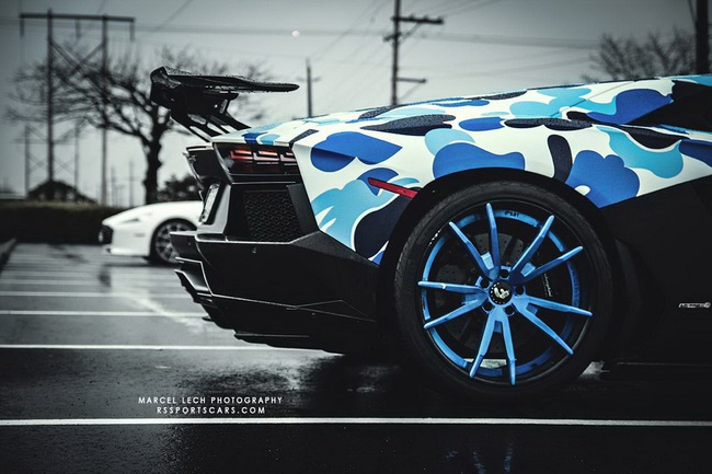 Siêu xe Lamborghini Aventador màu Arctic Camo tuyệt đẹp 24