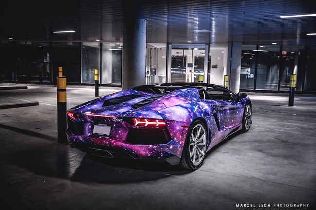 Lamborghini Aventador Roadster tỏa sáng như dải ngân hà 7