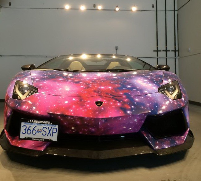 Lamborghini Aventador Roadster tỏa sáng như dải ngân hà 14