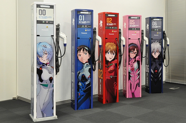 Những trạm sạc xe điện phong cách hoạt hình độc đáo đến từ Nhật Bản 1