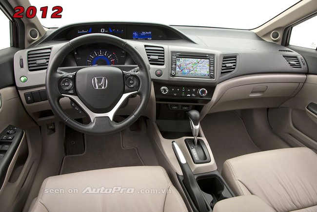 Honda Civic phi&ecirc;n bản "sửa sai" lộ nội thất 1