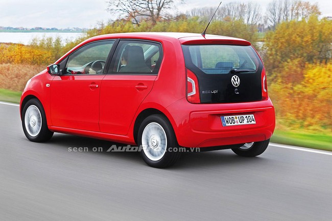 Volkswagen eco Up! - Xe nhỏ cực  linh hoạt với 3 bình nhiên liệu 4