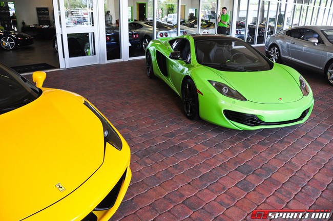 McLaren MP4-12C sơn màu Lamborghini 4