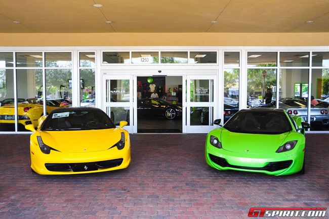 McLaren MP4-12C sơn màu Lamborghini 2