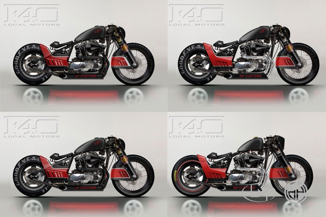 Harley-Davidson mang phong cách siêu xe Ferrari F40 3