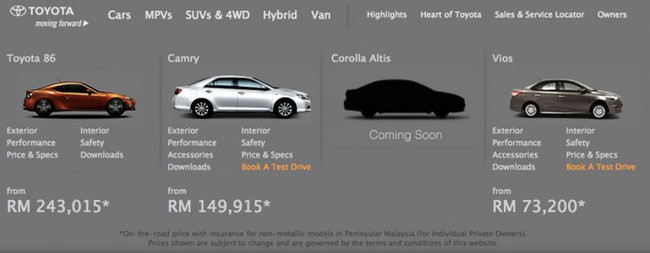 Chiêm ngưỡng Toyota Corolla Altis 2014 sắp đến Đông Nam Á 1