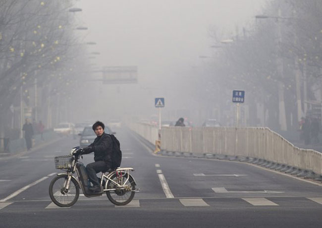 Bắc Kinh cấm xe ra đường vì ô nhiễm nặng 4