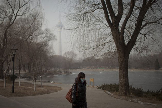 Bắc Kinh cấm xe ra đường vì ô nhiễm nặng 6