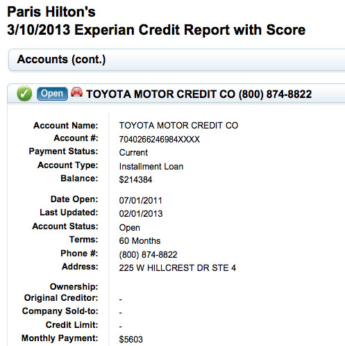 Paris Hilton trả góp để sở hữu siêu xe Lexus LFA 1
