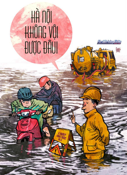 Cười và ngẫm với tranh biếm họa giao thông Việt Nam 3