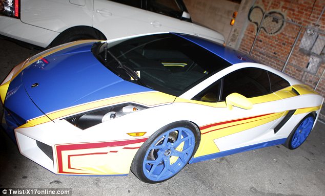 Bồ cũ Rihanna độ siêu xe Lamborghini siêu lòe loẹt 4