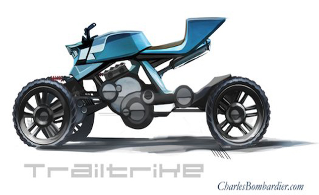 Trailbike - Xe 3 bánh lạ của "cha đẻ" Can-Am Spyder 1