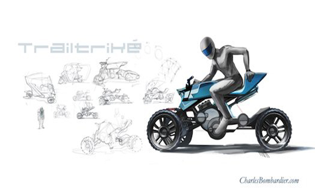 Trailbike - Xe 3 bánh lạ của "cha đẻ" Can-Am Spyder 3
