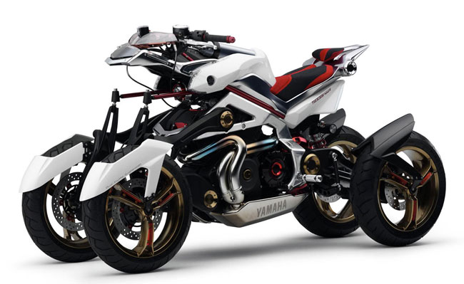 Yamaha phát triển môtô đa bánh siêu lạ 2